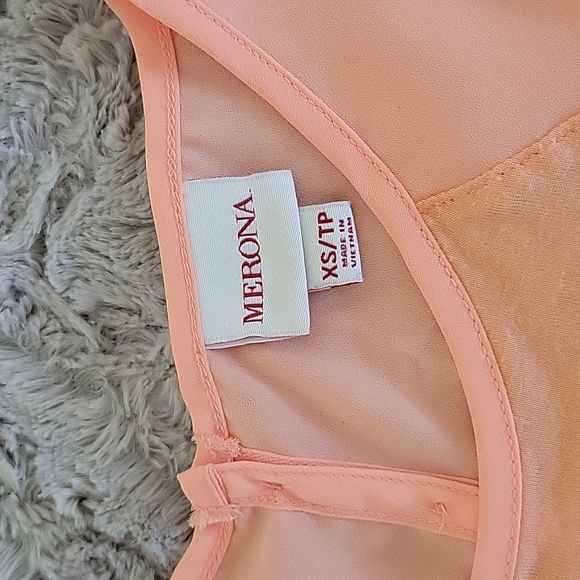 Peach Dressy Tank - Picture 3 of 4